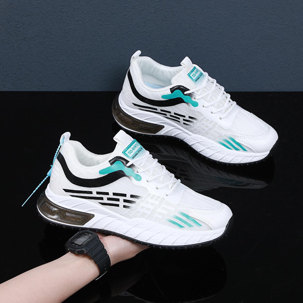 

Мода 2024 года, последние тенденции мужской моды, универсальные повседневные туфли, весенние и осенние сетчатые дышащие легкие кроссовки для бега 40