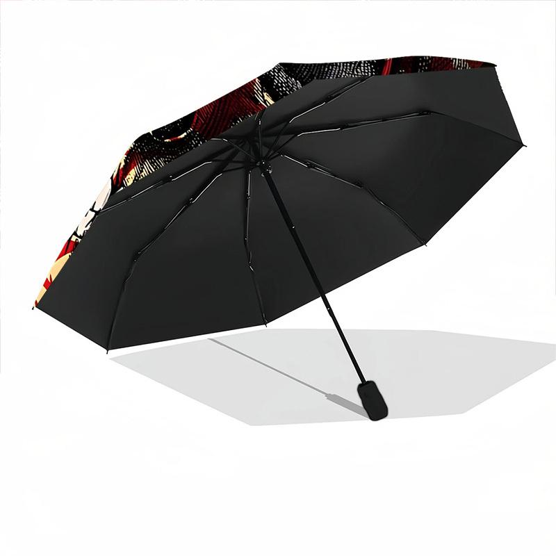 1pc Skull Pattern Automatic Opening/Closing Folding Umbrella with 8 Ribs, Portable Sunshade Umbrella Birthday and Holidays gifts yy250105117