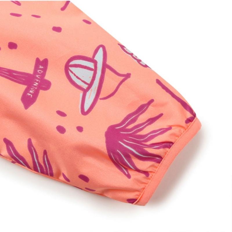 Columbia Kids Kids Windbreaker Hoodie Zip Jacket Coral