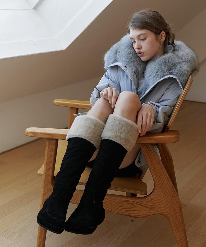 Lilyshoe Denique Shearling Boots_2 Color