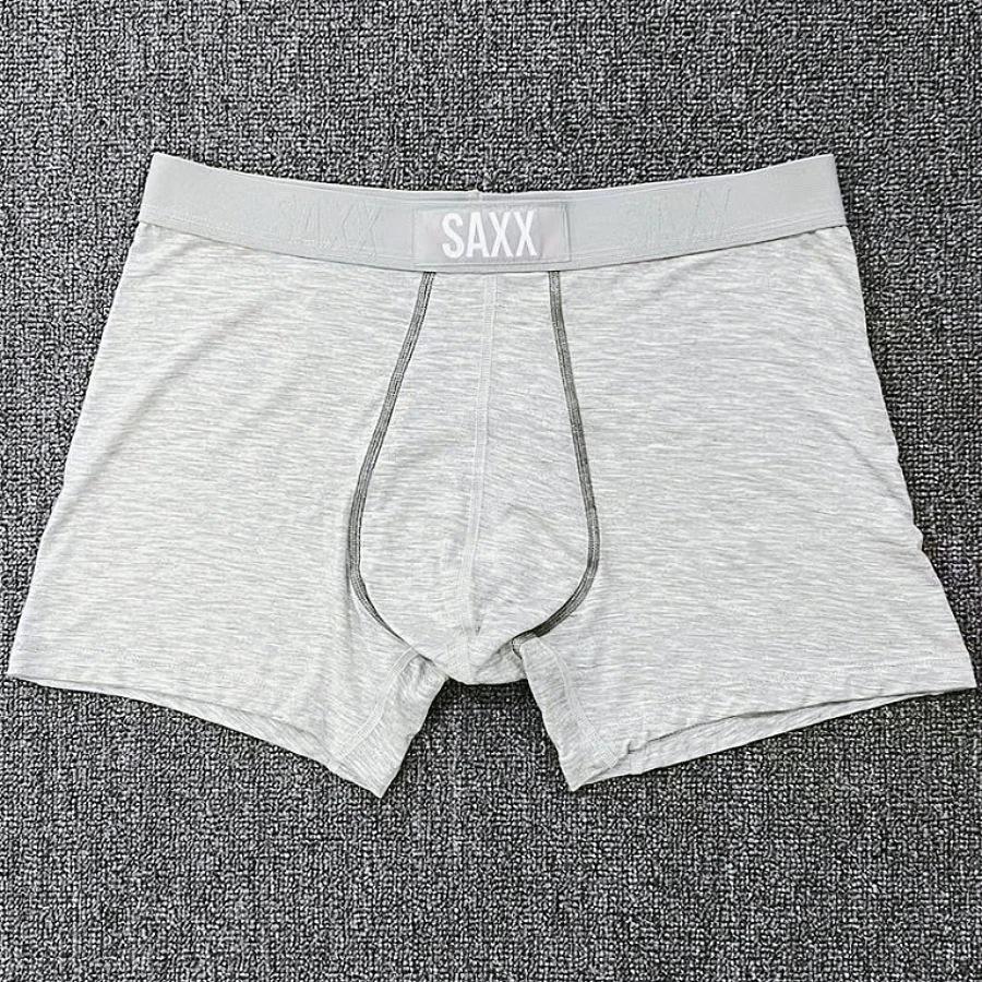 SAXX Atmungsaktive Herren-Boxershorts mit Beutel und Netztasche – Bequem, weich, schmale Passform, keine Öffnung vorne
