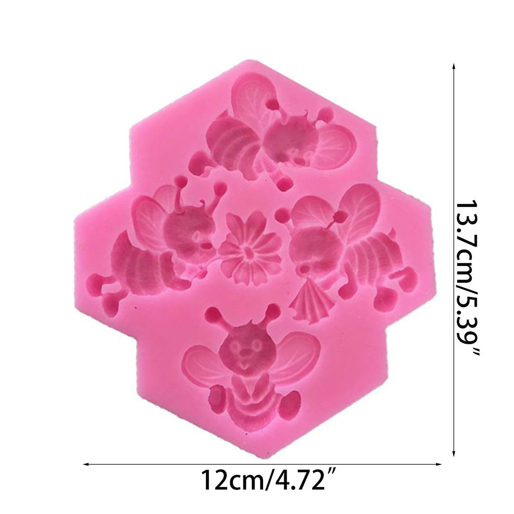 Bee Shaped Baking Moulds Dessert Molds Cake Mold for Biscuit Chocolate Fondant
