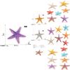 Lifelike Five-point Starfish Figurine Pvc Static Model Perfect For Beach Theme Decor