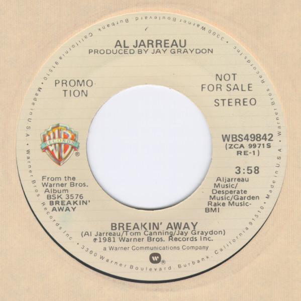 

7inch Record AL JARREAU - Breakin Away WBS49842PROMO Warner Bros. Re 1981 US Dance & Electronica Used