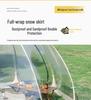 Transparent Spherical Outdoor Tent: Starry Sky Bubble House, Windproof & Warm Sunroom for Dining or Camping, Mongolian Yurt Design.