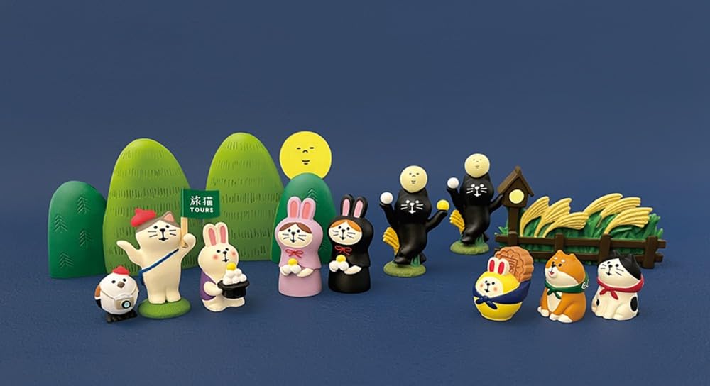 Decor Corporation Concombre Cat Hood Secret Size Approx. W2.8 D3 H4.4 ZTM-28015