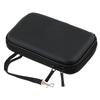 Household Portable Storage Bags Black Hard Nylon Carry Bag Compartments Case Cover for 2.5" HDD Hard Disk Convenience Tools