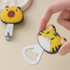 Bottle Opener Multi-Functional Magnetic Refrigerator Magnet Cute Cartoon Animal Design Bottle Opener for Beer Cans Caps