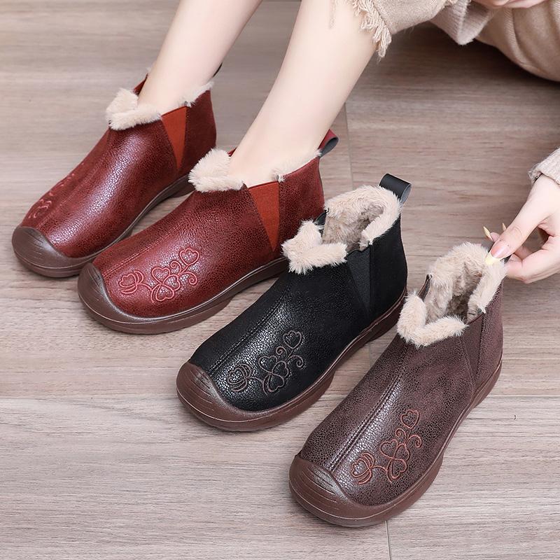 Wearing Snow Boots, Comfortable Soft-soled Casual Cotton Shoes and Anti-slip Shoes