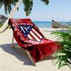 Atletico Madrid Logo Print Beach Towel, Large Soft Quick Dry Towel for Beach Camping Swimming