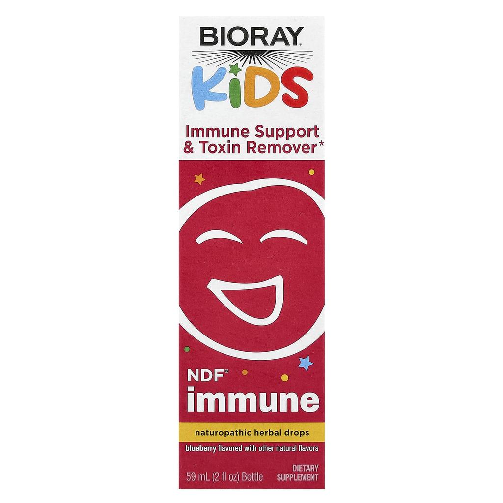 Children's, Immune Booster & Detoxifier, Blueberry, 60Ml (2Fl Oz)