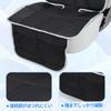 X AUTOHAUX Child Seat Compatible Protective Extra Thick Durable and Junior Seat Car Seat 1 Piece Mat, Cushion, Waterproof, Cover, Compatible, Black,