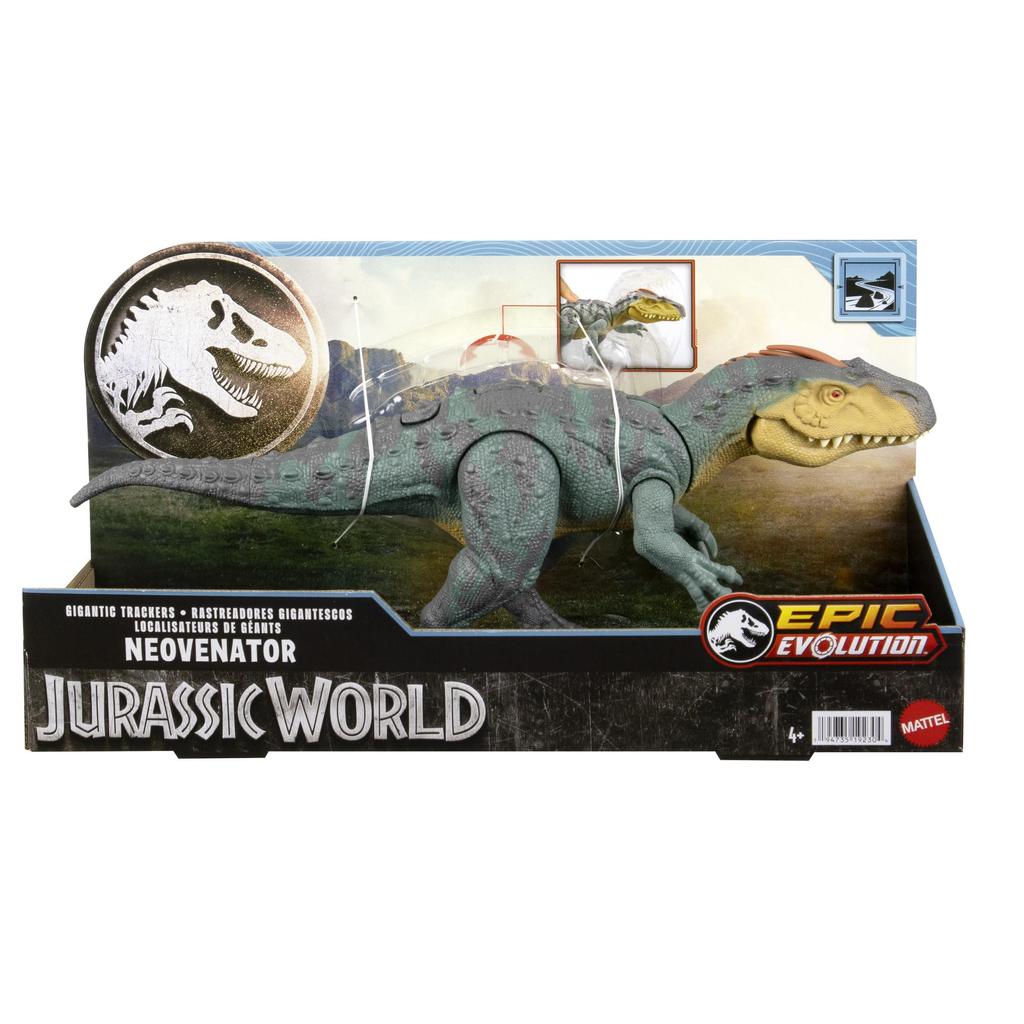 Mattel Jurassic World Big Neovenator HTK78 Action! [Dinosaur Toy] [Length Approx. 35.6cm] [Ages 4+]
