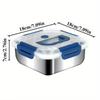 ZISIZ Portable 304 Stainless Steel Food Container
