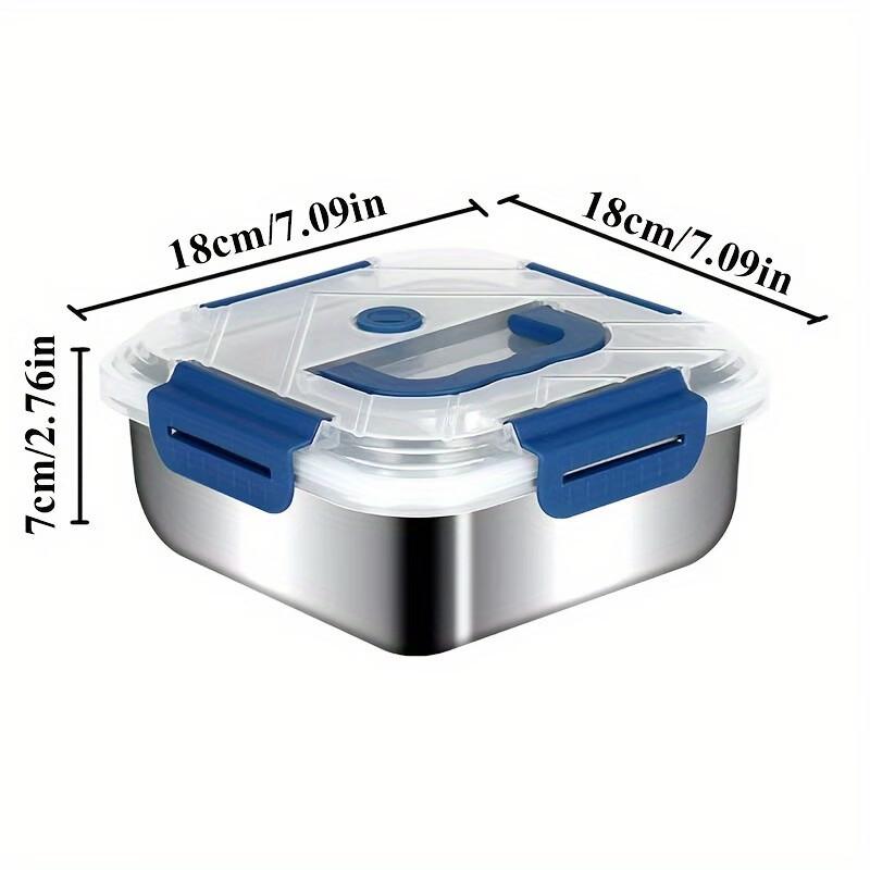 ZISIZ Portable 304 Stainless Steel Food Container