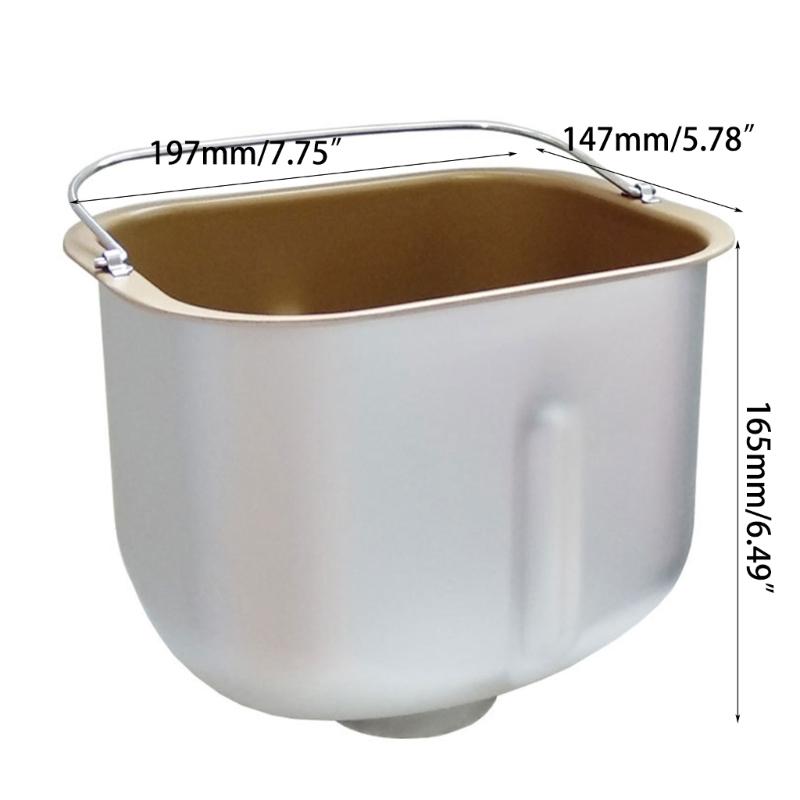 Balde de Assar Máquina de Fazer Pão Acessórios Máquina de Fazer Pão Peças Balde de Mistura de Pão Tanque Interno para Máquina de Cozinha