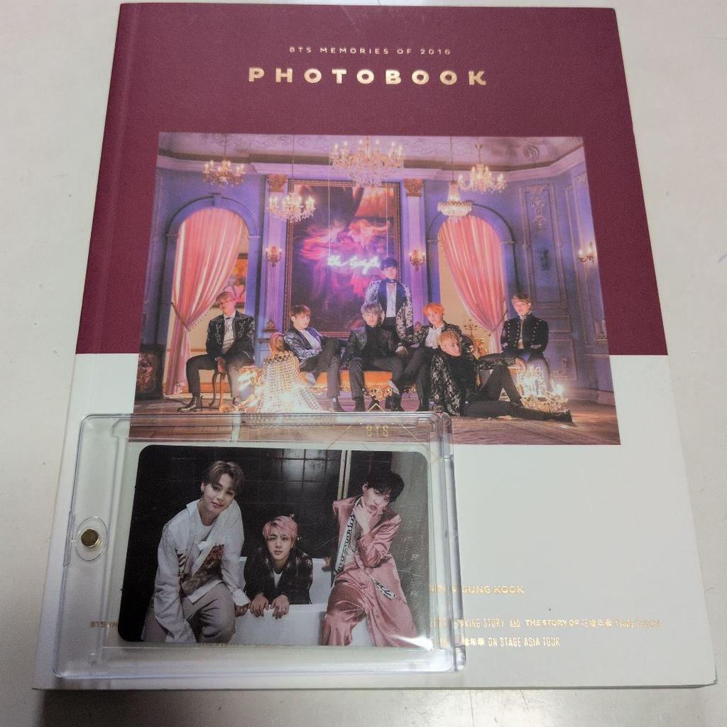 [USED] BTS MEMORIES OF 2016 Photobook Trading Cards