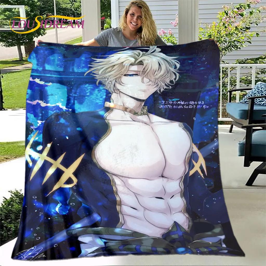 Záznam Ragnarok anime kreslená měkká plyšová přikrývka, flanelová přikrývka přikrývka do obývacího pokoje Ložnice Pohovka Pohovka Piknikový kryt