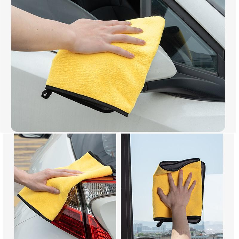 Car Wash Microfiber Towel Car Cleaning Drying Cloth Hemming Car Care Cloth Detailing Car Wash Towel