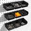 Soluzione Semplice ed Efficace per l'Organizzazione dell'Hardware Scatola Organizer per Pannello Forato per Attrezzi