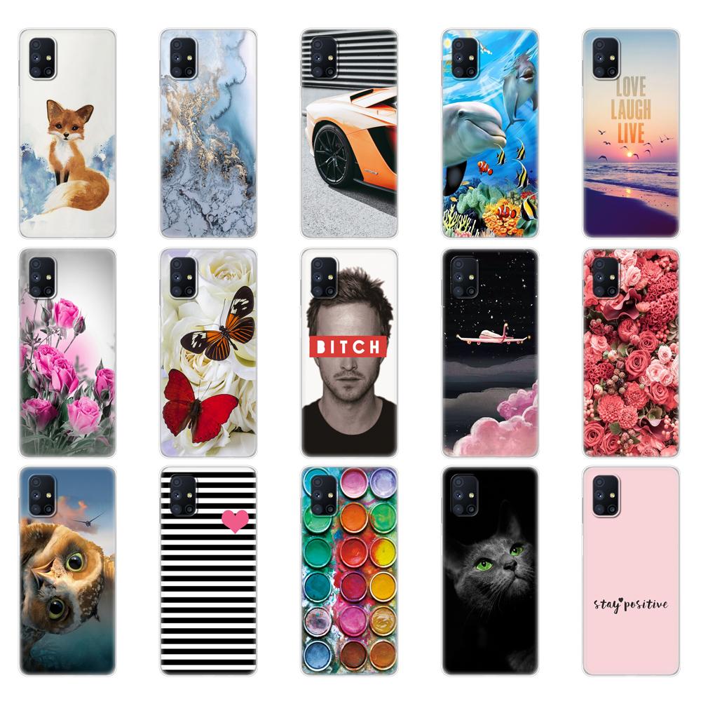 For Samsung M51 Case 6.7" Tpu Soft Silicon Back Phone Cover For Samsung Galaxy M51 GalaxyM51 M 51 M515f Case Funda Coque