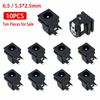 10Pcs Black Female DC Power Jack DC062 Connector  for Electronic Devices