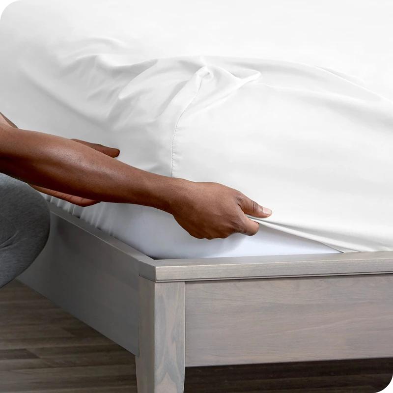 3D Dead Sugar Skull Girl Kissing Skull Home Bed Fitted Sheet Set Soft Microfiber Breathable Bedding All-Round Elastic Pocket