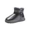 Kids Snow Boots For Boys Girls Fashion Warm Thick Cotton Children Ankle Boots Autumn Winter Waterproof Buckle Classic Rubber Newest
