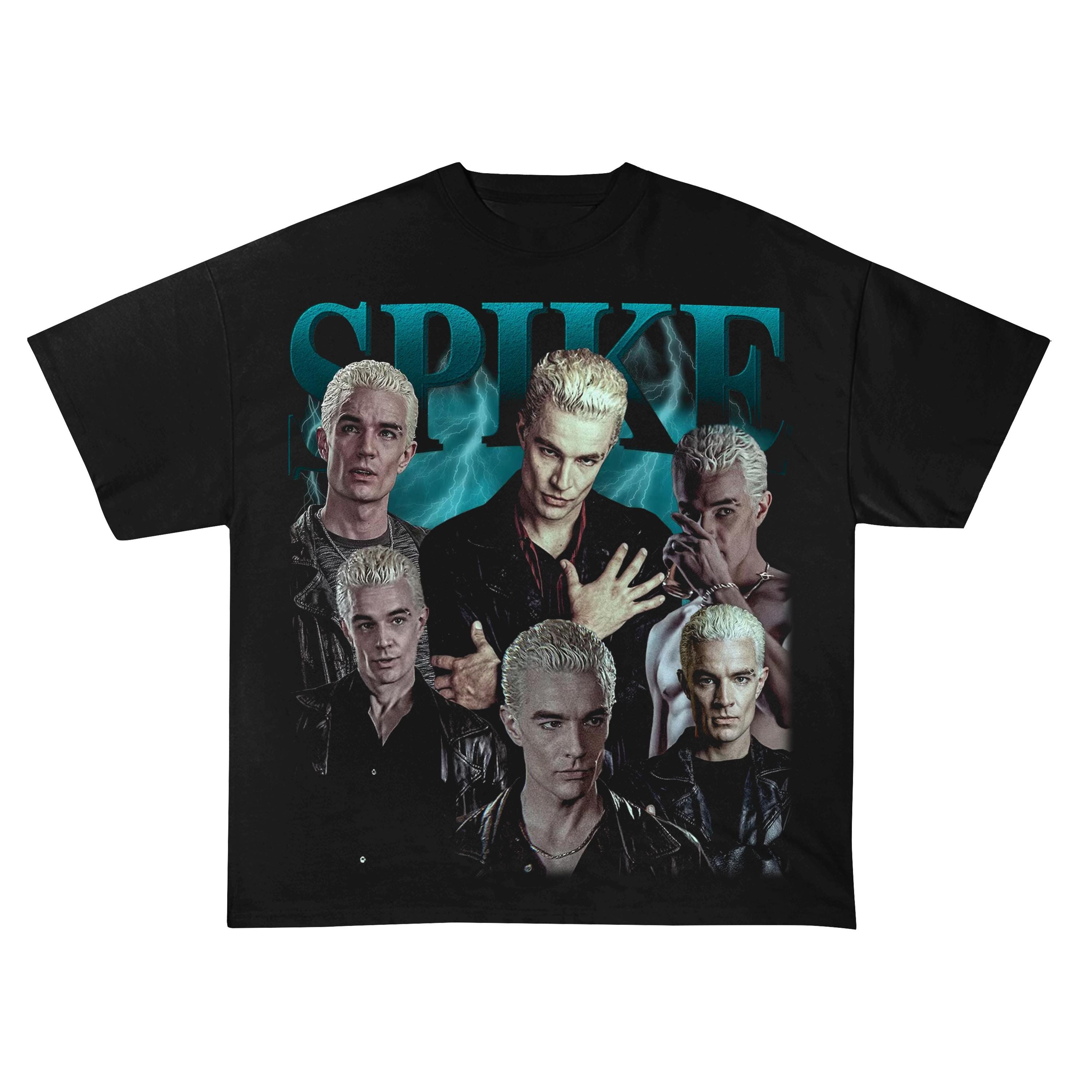 Vampire Hunter Buffy Spike Tshirt Retro Mens Pure Cotton Tshirt Summer Unisex Casual Tshirt as the picture13996