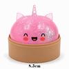 Simulation Steamed Stuffed Bun  Toy Glitter Slow Rising Soft Stress Relief Fidget Toy for Classroom Student Rewards