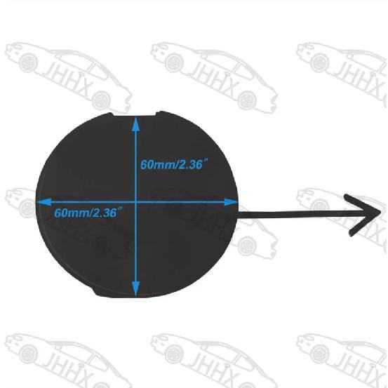 Für HONDA FIT JAZZ 2009- 2011 GE6 GE8 71104-TF0-000 Auto Frontstoßstange Abschlepphakenabdeckung Kompatibel mit Kleiner Deckel Abschleppöse
