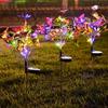 Solar Butterfly Tree Lights Outdoor Decorative Solar Garden Light Yard Lawn Waterproof Sunlight Festival Wedding Roof Decoration