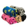 Soft Warm Reversible Pet Blanket Cozy Double-sided Fleece For Dogs And Cats