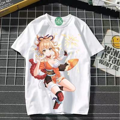 Genshin Impact Cosplay Game Manga T-shirt Shirt Undershirt Undershirt Polyester