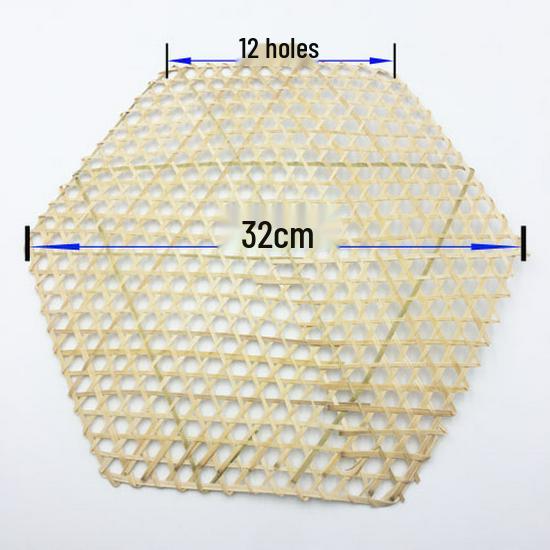 Handmade Bamboo Sieve - Creative Woven Kitchen Decoration