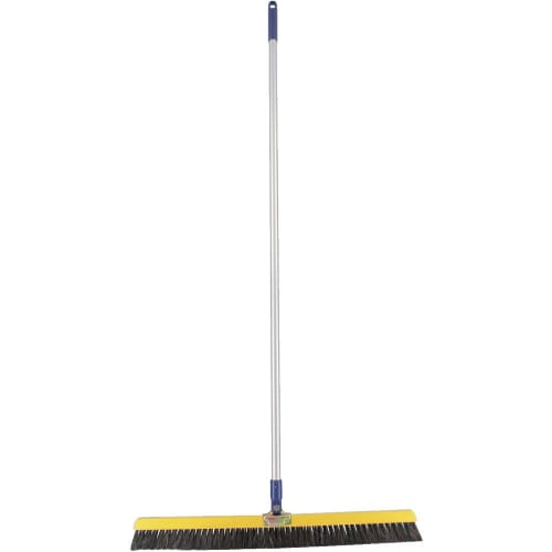 TRUSCO Free Broom (Pipe Handle), Silver, 60cm, 630mm Wide X 1340mm Long, TPHW-60A