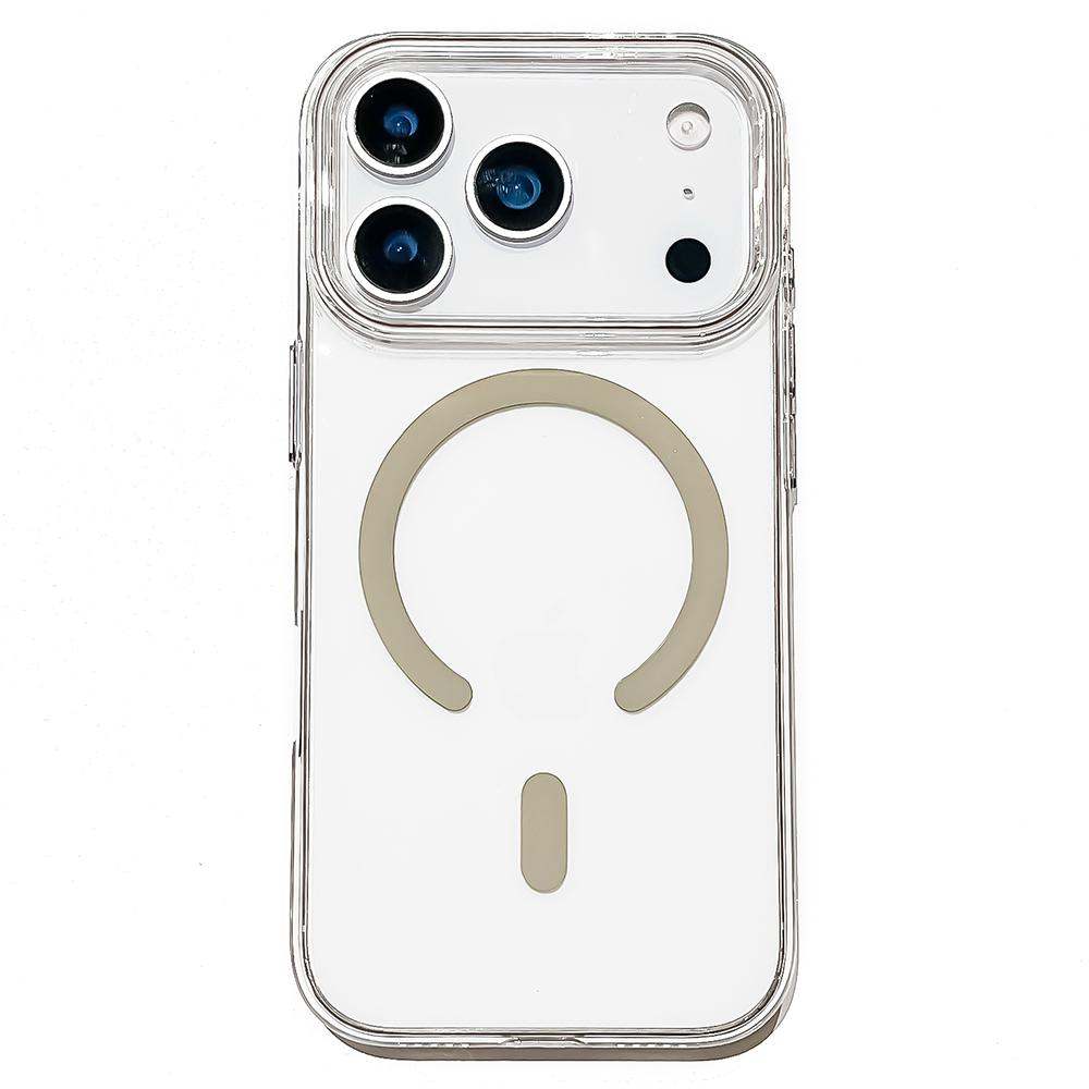 For iPhone 17 Pro Max Case Compatible with MagSafe Protective TPU+PC Phone Cover