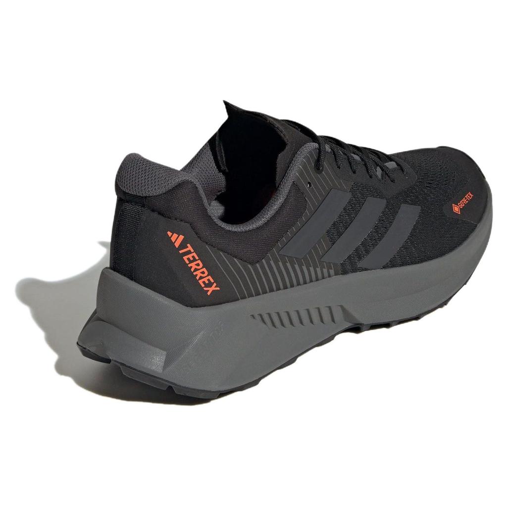 Adidas Terrex Soulstride Flow GORE-TEX Black Grey Men Sneakers Core-Black Grey-Six Impact-Orange ID6714