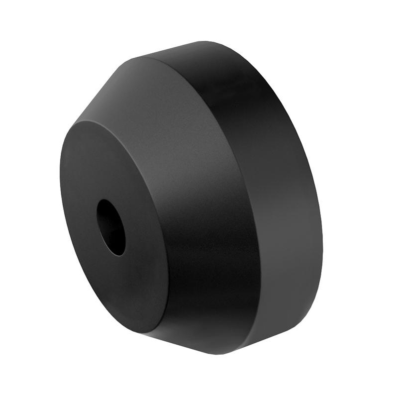 

1 шт. Адаптер-купол для центра пластинки Универсальный конвертер 45 об/мин Алюминиевые аксессуары для проигрывателя 7-дюймовых виниловых пластинок чёрный