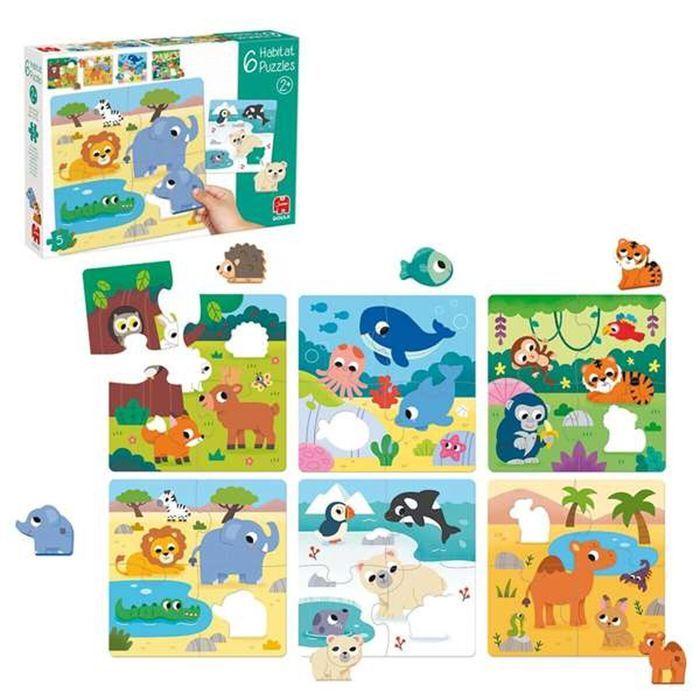 Set de 6 Puzzles Diset en Bois