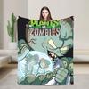Gioco P-Plants-vs-Zombie Coperte Morbide Calde Coperta Plaid Peluche da Picnic Morbida Coperta Plaid da Divano Letto Copridivano Letto