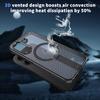 Anti-fall Cooling Hole Design Magnetic Case For Xiaomi Poco X8 Pro Redmi Turbo 5 5G Metal Bracket TPU Acrylic Phone Cover Fundas