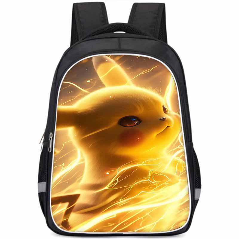 Pikachu Large Capacity Lightweight 3d Oxford Cloth Kids Backpack For School Education