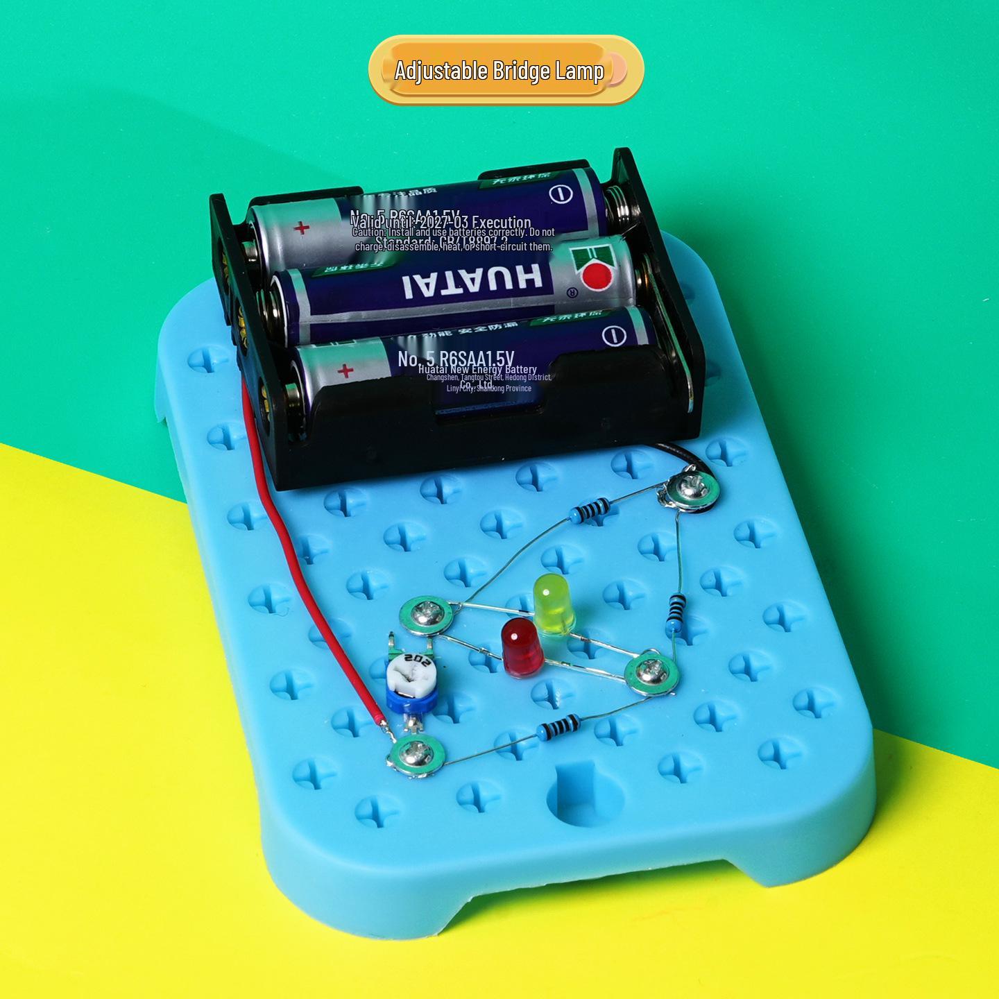 Adjustable Color-Changing Light Science DIY Kit for Kids