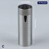 Cnc Advanced Stainless Steel Ribbed Heat Dissipation Cylinder For Airsoft Ver.2 Gearbox 80%/70%/60%/50% Sport Toy
