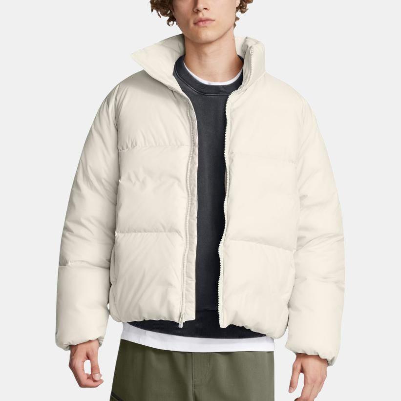 Under Armour Coldgear Storm Limitless Loose Warm Waterproof Breathable Comfortable Down Jacket Men Jacket White 1384643-110