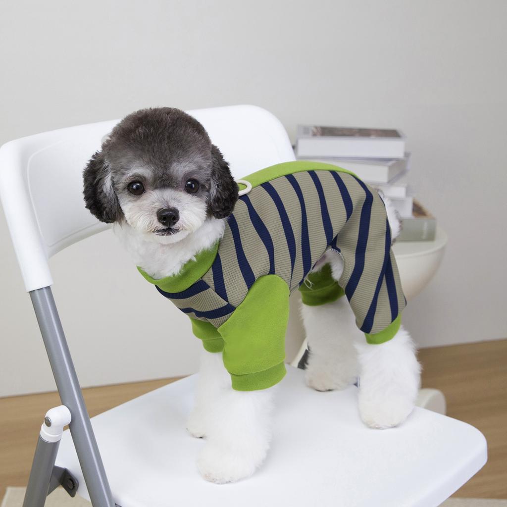 Winter Thickened Fleece Four-Legged Dog Pet Clothes Piano-Patterned Home Wear for Small Breeds Cold Weather Apparel