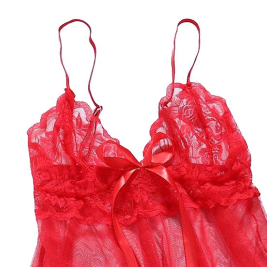 2 szt./zestaw Lady Piżama Przezroczysta koronkowa siatka Wygodna damska bielizna nocna do spania