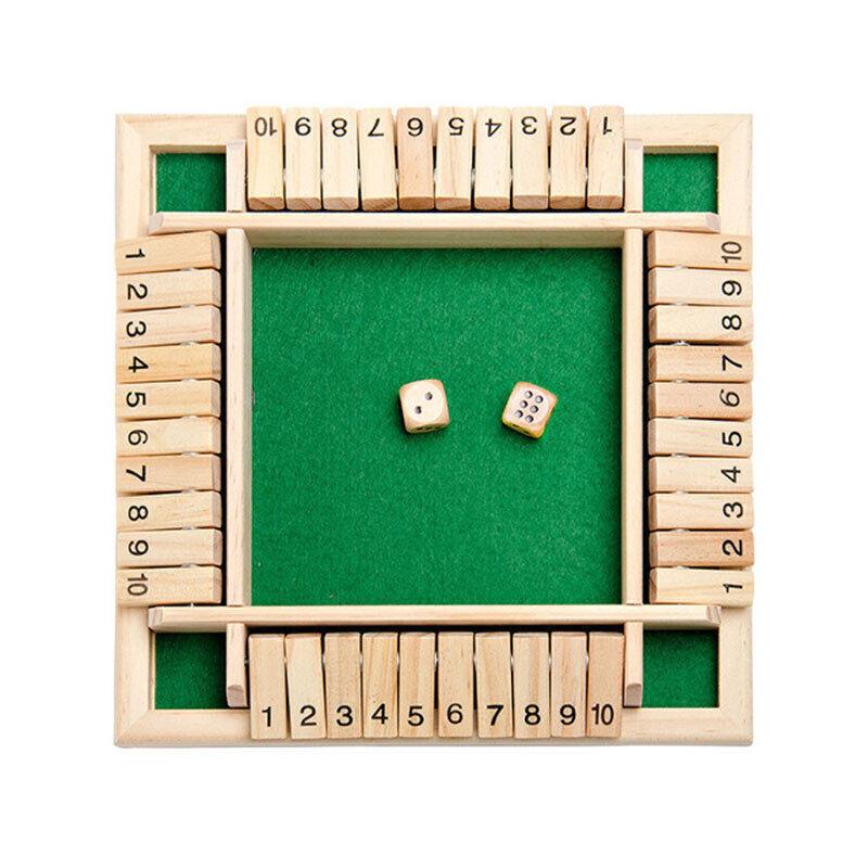 Wooden Four-flip Board Toy For Children Family Table Game