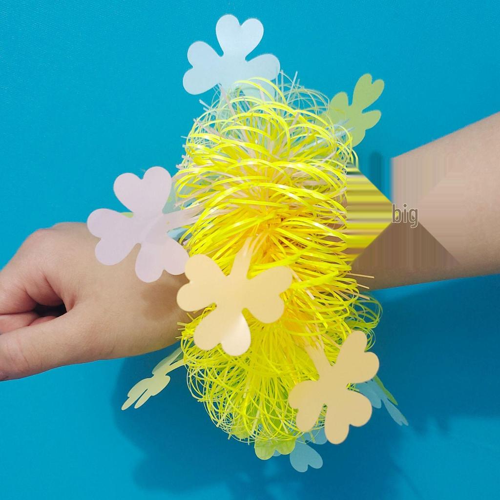 June 1st Cheerleading Wrist Flowers for Kindergarten Dance and Sports Events